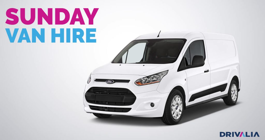Sunday Van Hire Drivalia is Open! Drivalia Vans