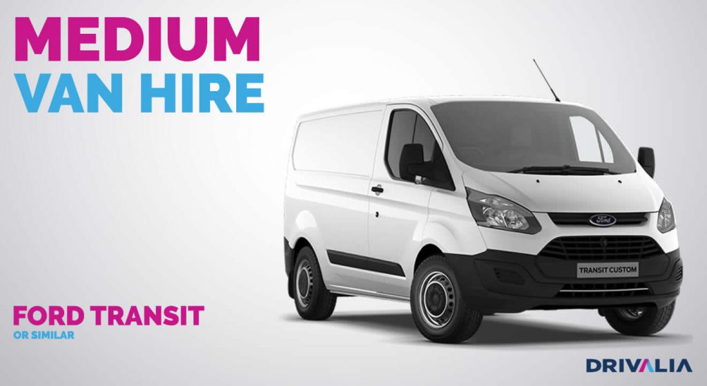 Transit Van Hire (Medium Sized Van Rental) Drivalia Vans